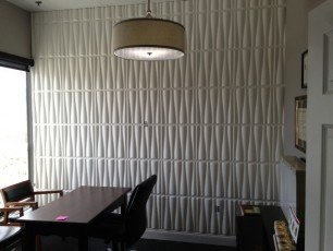 Lebanon, NH office wall install and paint