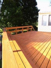 Hanover, NH deck staining